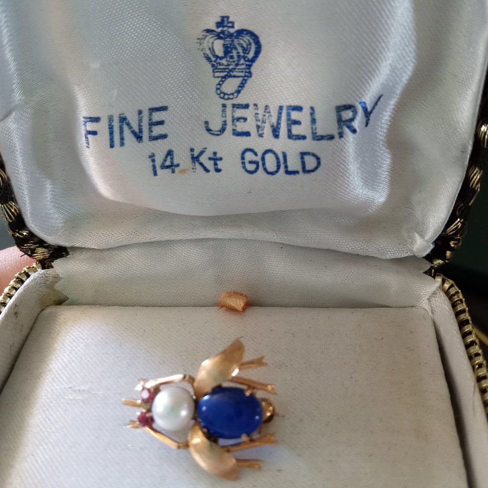 1842 Brooch 14kt gold